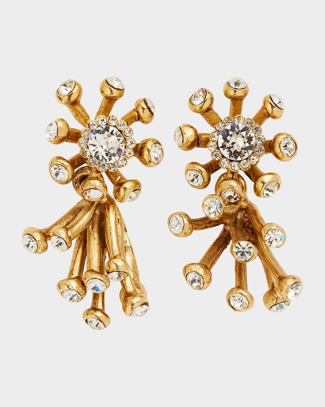 Comet Crystal Earrings